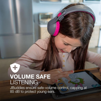 JLab JBuddies Studio 2 Kids Headphones Wireless - Bluetooth Headphones Kids for Boys & Girls, Volume Limited Childrens Earphones with Mic, 65+ Hr Playtime, Noise Isolation, Sharing & Wired Mode