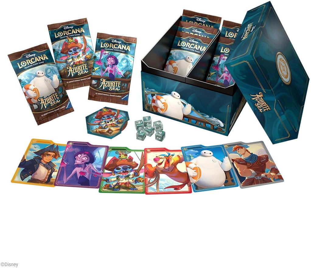 Disney Lorcana Trading Card Game: Azurite Sea - Illumineer's Trove (Englisch