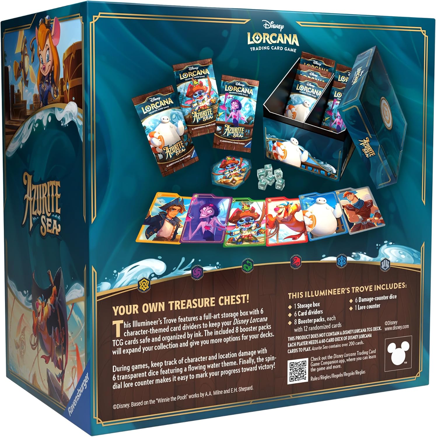 Disney Lorcana Trading Card Game: Azurite Sea - Illumineer's Trove (Englisch