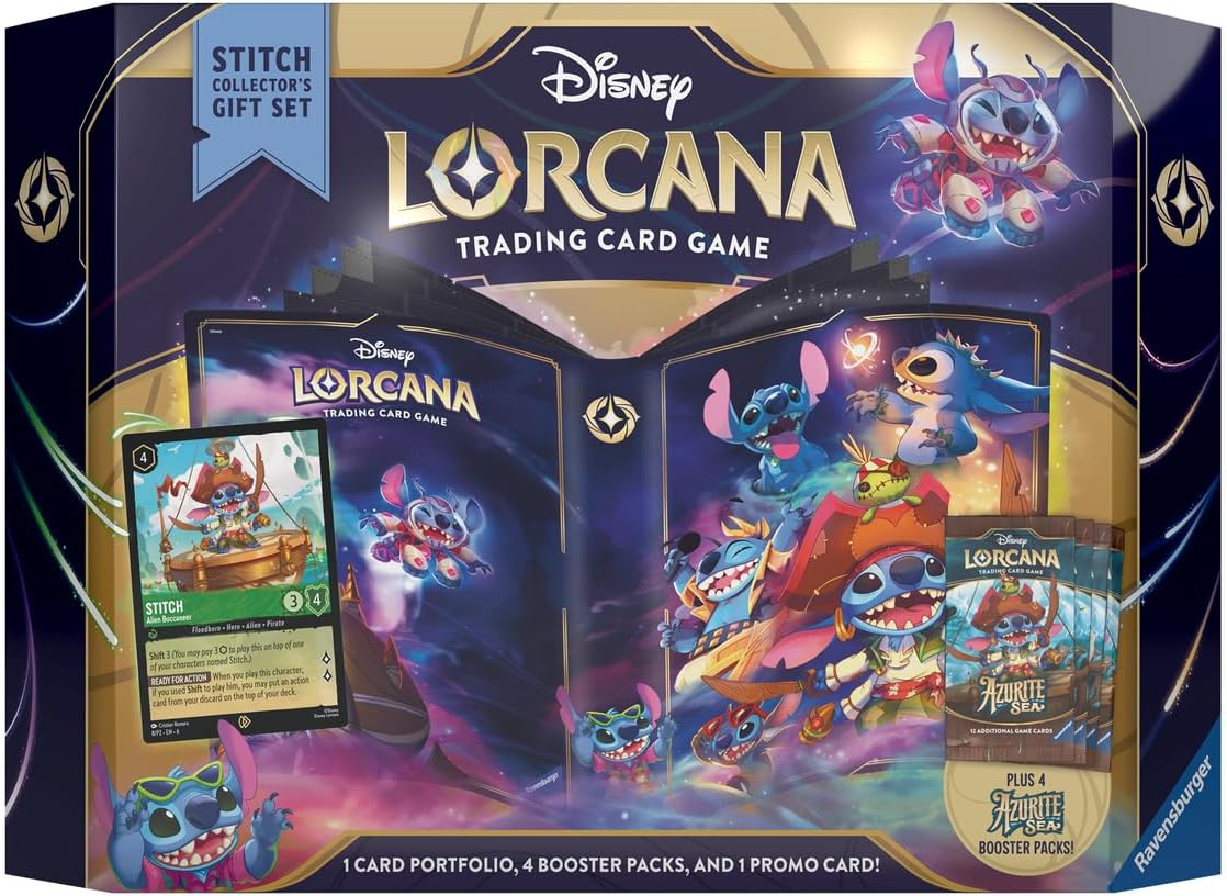 Disney Lorcana Trading Card Game: Azurite Sea - Stitch Collector's Gift Set (Englisch