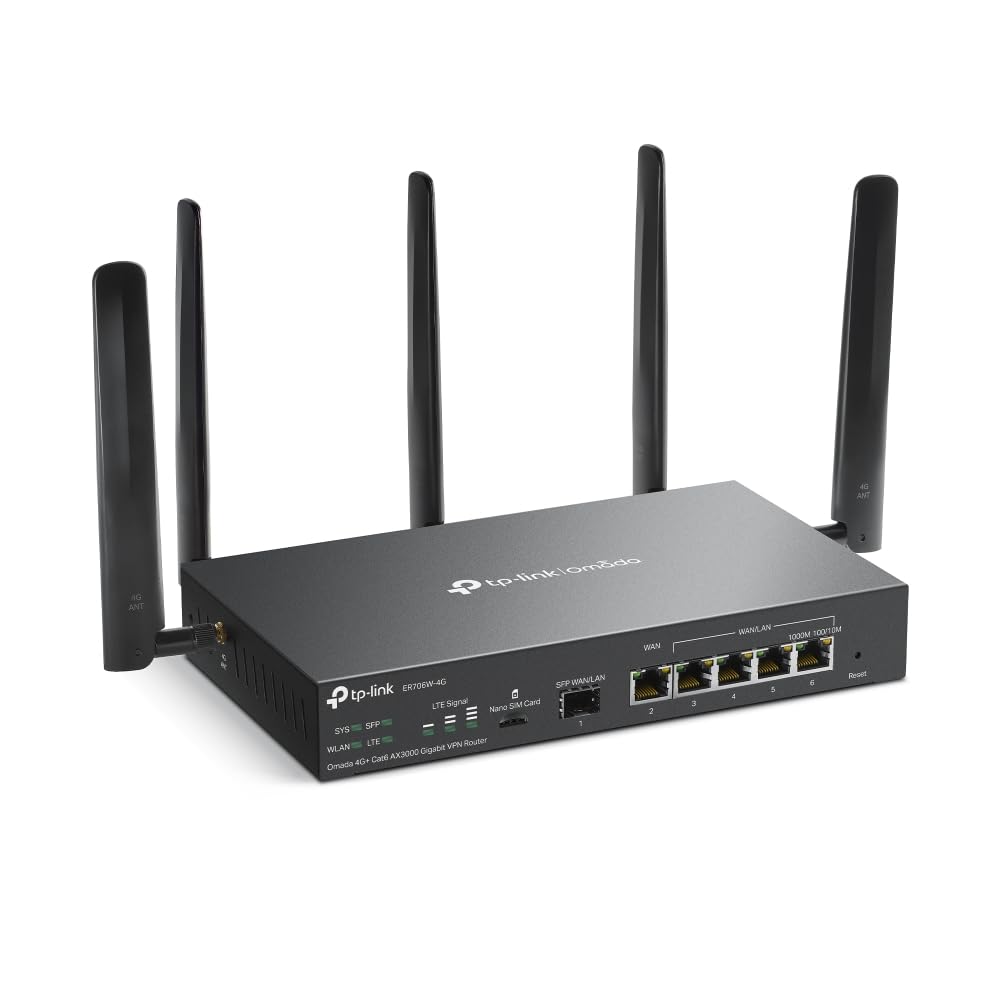 Omada 4G+ Cat6 AX3000 Gigabit VPN Router