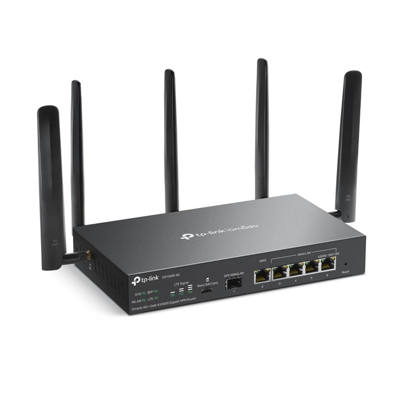 Omada 4G+ Cat6 AX3000 Gigabit VPN Router