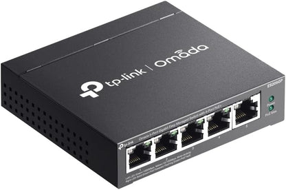 Omada 5-Port Gigabit Managed Network Switch, 4-Port PoE+, Cloud-Based SDN Controller, Remote Management
