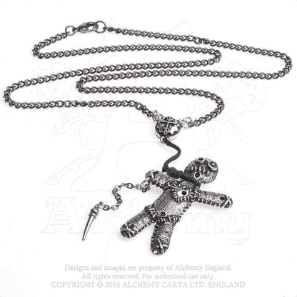 Alchemy Gothic VOO Doo Doll Women Necklace Standard, Pewter