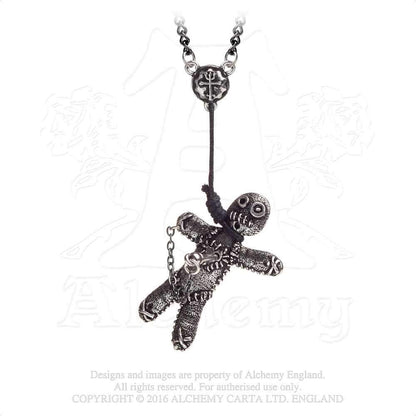 Alchemy Gothic VOO Doo Doll Women Necklace Standard, Pewter