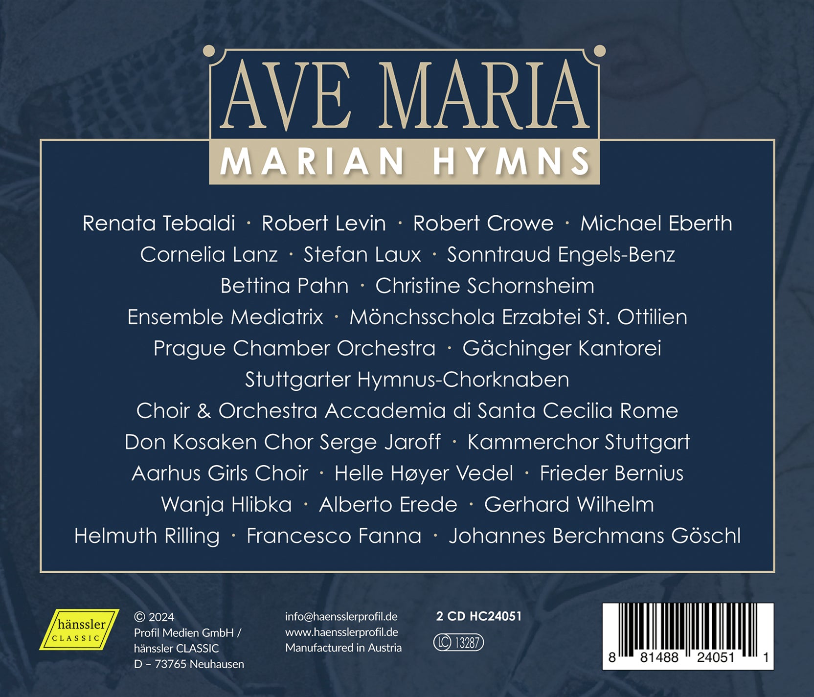 Ave Maria: Marian Hymns