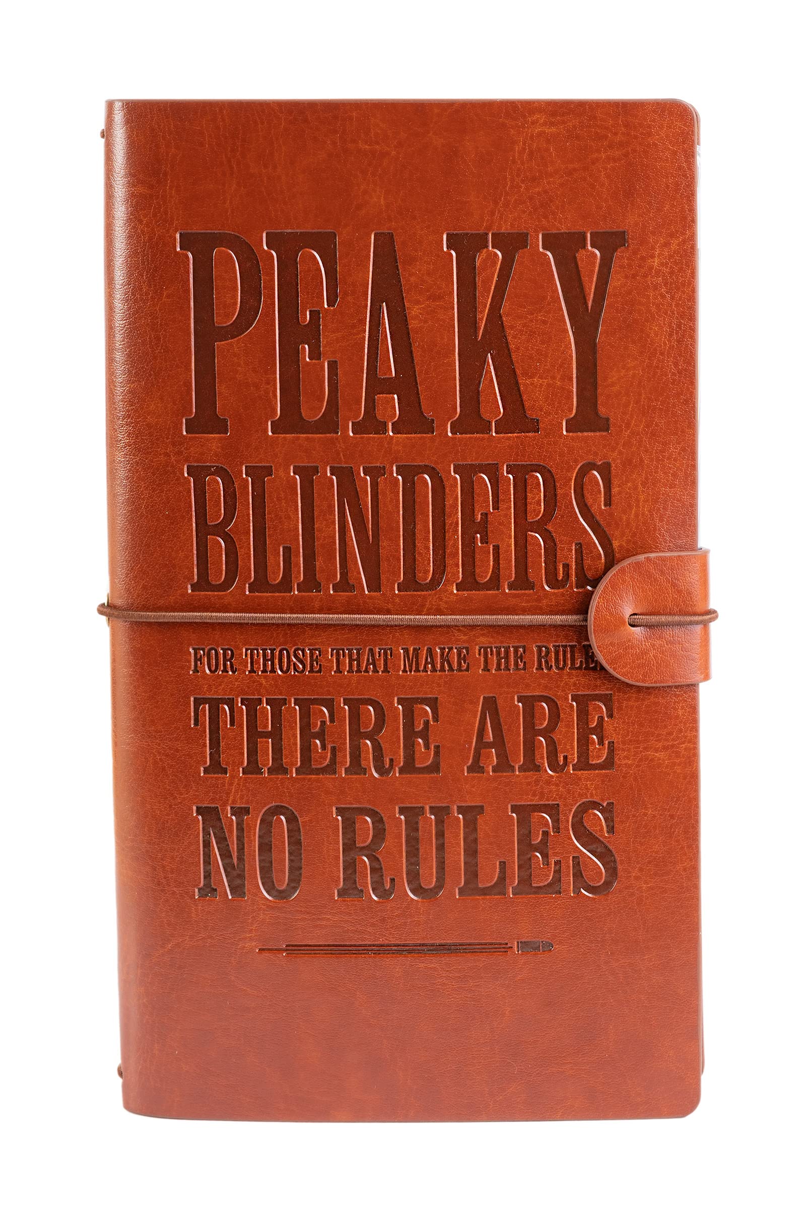 Grupo Erik: Taccuino da viaggio Peaky Blinders | Taccuino pelle sintentica 2 quaderni,porta tessere e tasca espandibile,19,6x12cm, ideale come diario di viaggio,diario di bordo,peaky blinders gadget