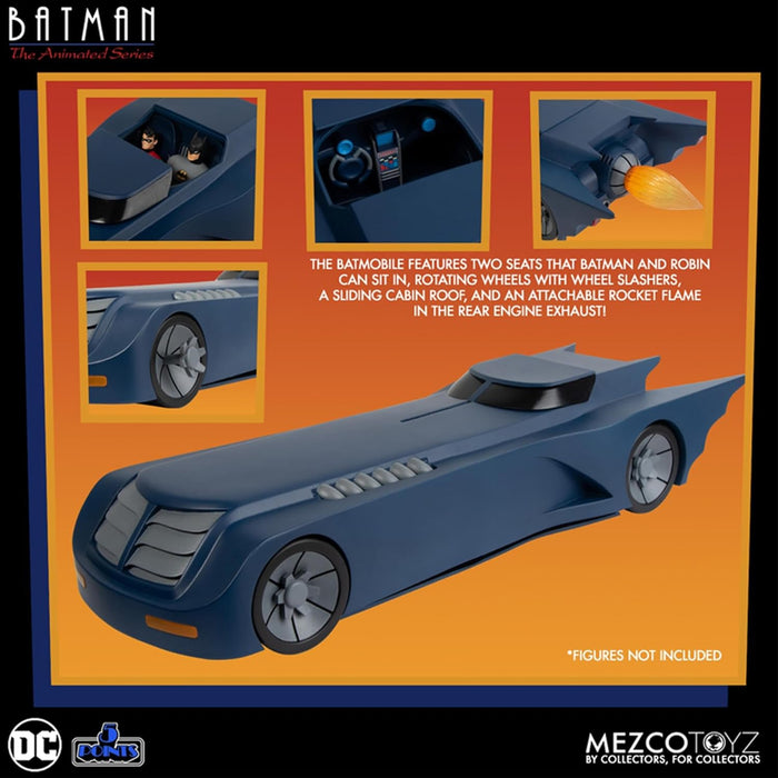 MEZCO TOYS Batman: The Animated - The Batmobile Vehicle