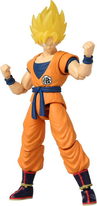 BANDAI Dragon Stars Figures Super Saiyan Goku | Dragon Ball Super: Broly Movie Goku Action Figure | 17cm Articulated Dragon Ball Figure Dragon Stars Anime Figures Goku Toy