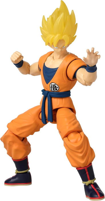 BANDAI Dragon Stars Figures Super Saiyan Goku | Dragon Ball Super: Broly Movie Goku Action Figure | 17cm Articulated Dragon Ball Figure Dragon Stars Anime Figures Goku Toy