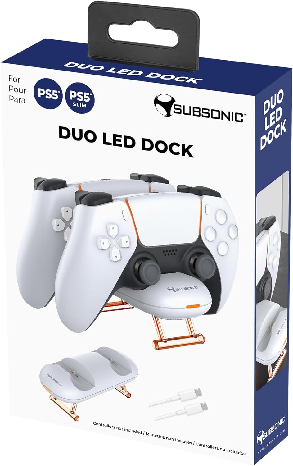 Subsonic Duo Led Dock - Ps5/Ps5 Slim