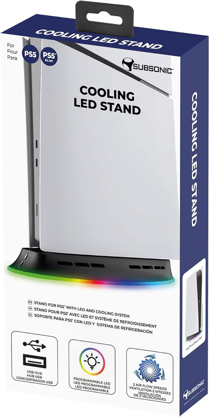 Subsonic Cooling Led Stand - Ps5/Ps5 Slim