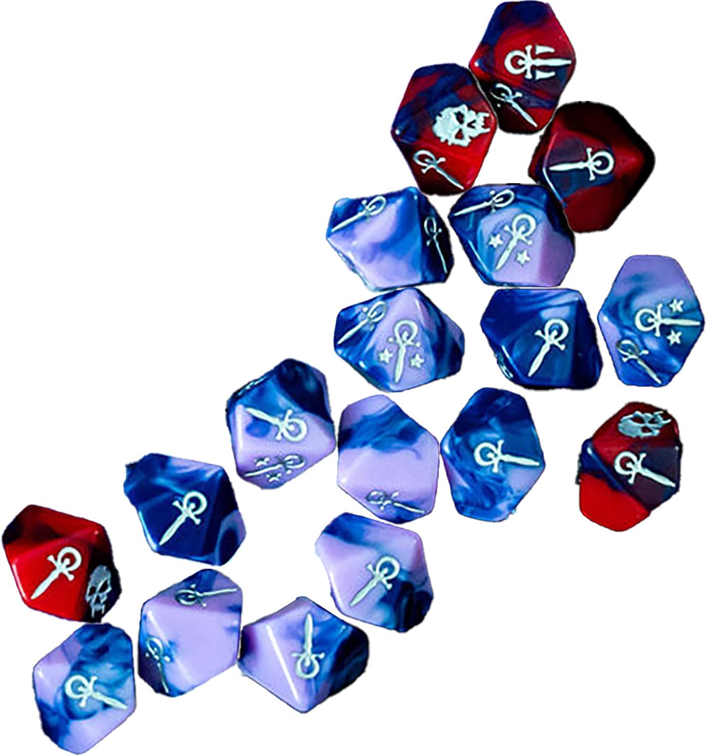 Renegade Game Studios- Vampire: The Masquerade 5e RPG: Acquired Taste Dice & Tray Accesorio de Juego, Multicolor (RGS02779