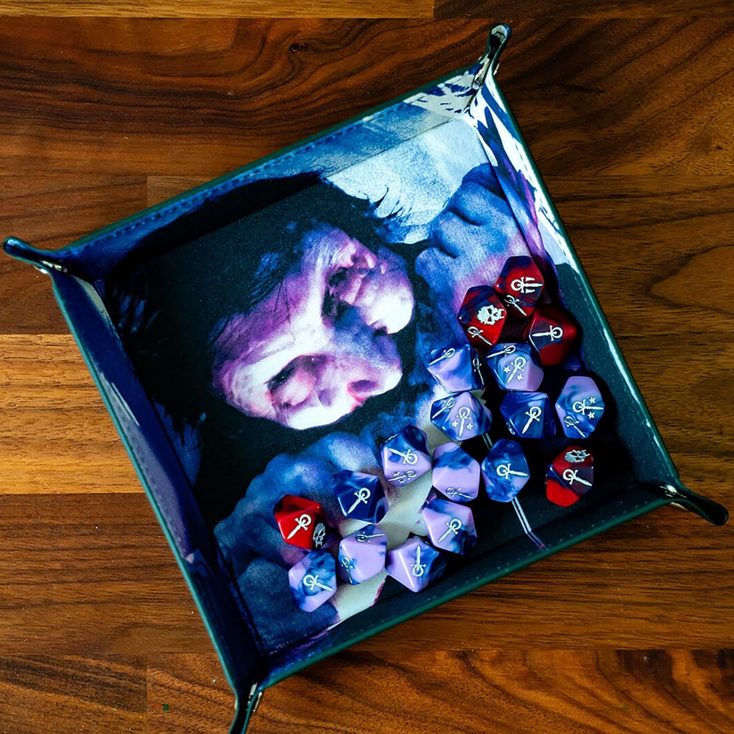 Renegade Game Studios- Vampire: The Masquerade 5e RPG: Acquired Taste Dice & Tray Accesorio de Juego, Multicolor (RGS02779