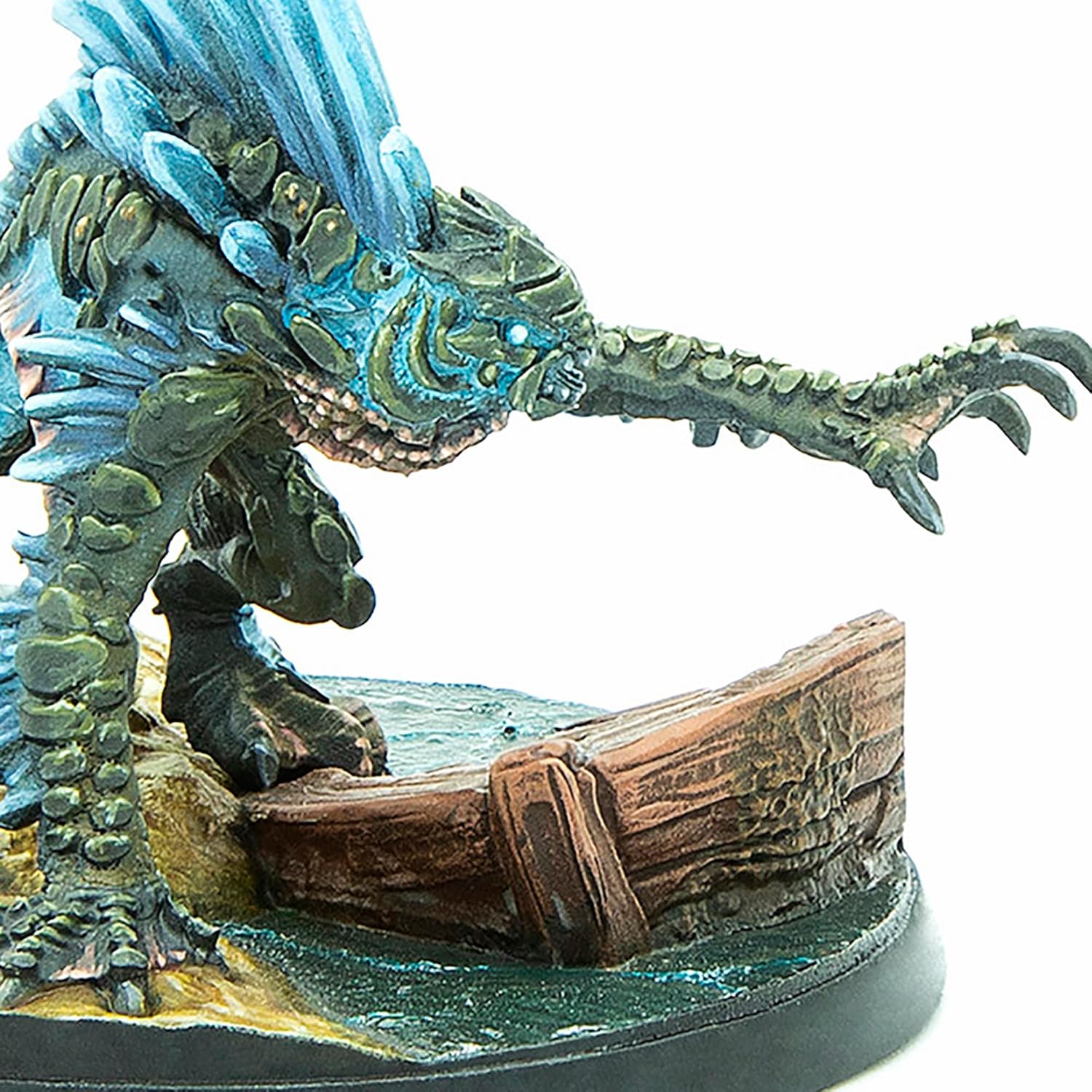 Fallout: Wasteland Warfare Creatures - Nukalurk King - RPG Unpainted Resin Figure, 32mm Miniature W/ 50mm Scenic Base, Nuka World