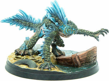 Fallout: Wasteland Warfare Creatures - Nukalurk King - RPG Unpainted Resin Figure, 32mm Miniature W/ 50mm Scenic Base, Nuka World