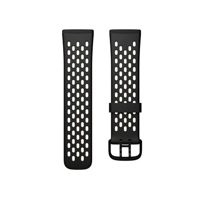Fitbit Versa 3/Sense Sportbnd Black/Wt L