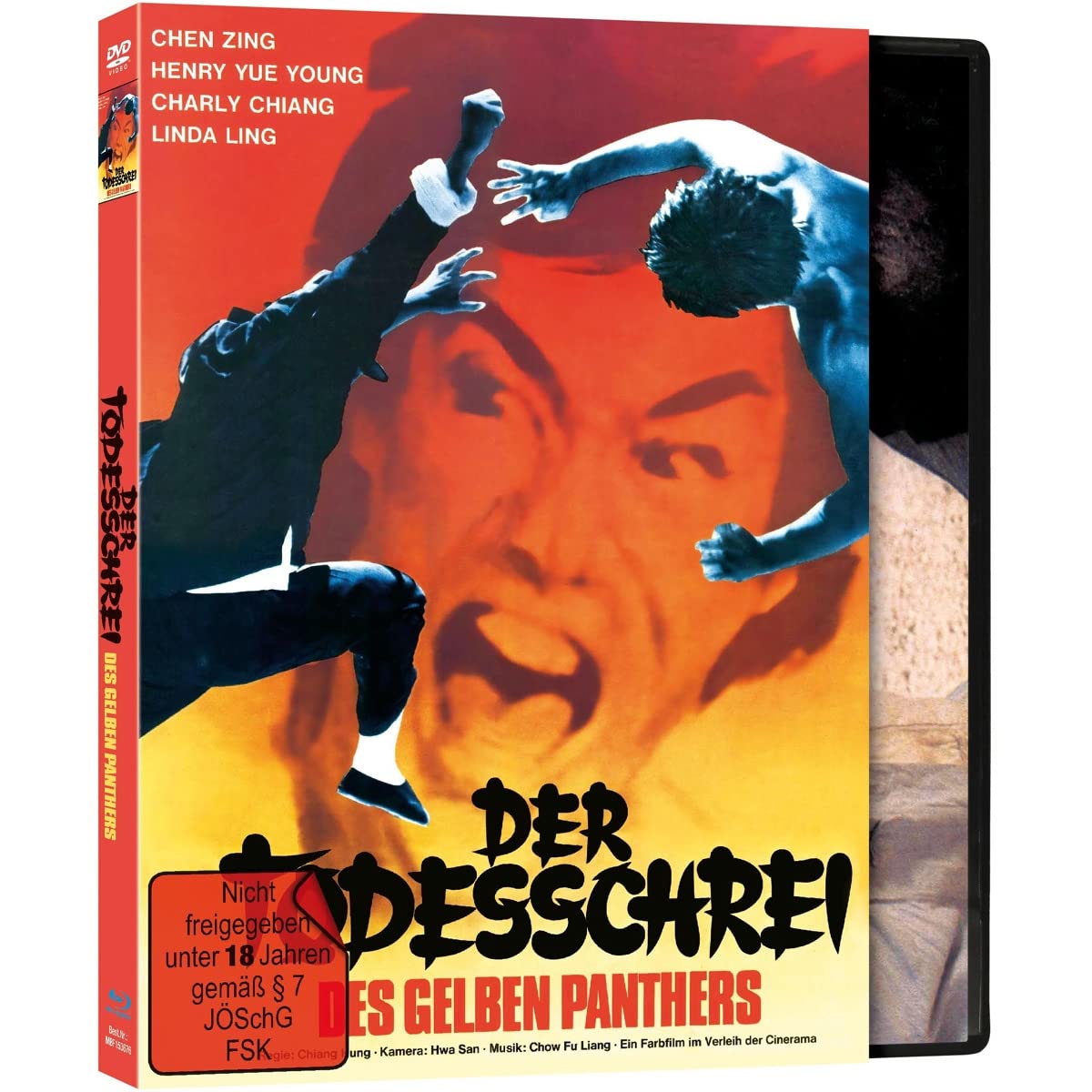Der Todesschrei des gelben Panthers aka KUNG FU: The Head Crusher - Blu-ray & DVD - 2K-HD-remastered - Cover A