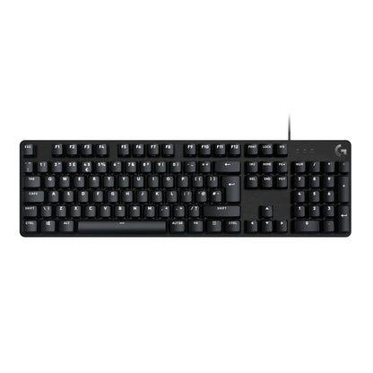 Logitech G413 SE Full-Size Mechanical Gaming Keyboard - Backlit Keyboard with Tactile Mechanical Switches, Anti-Ghosting, Compatible with Windows, macOS, QWERTY UK English Layout - Black