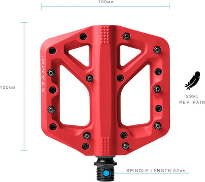CRANKBROTHERS Stamp-1 Pedals Red S Single
