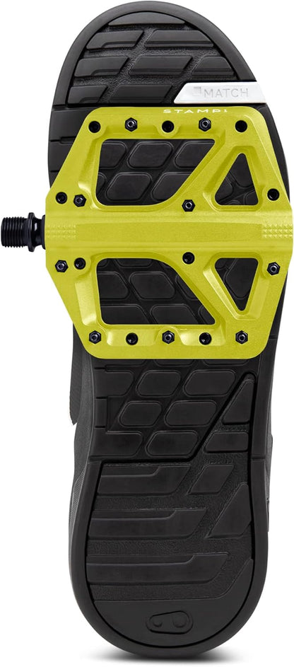 Crankbrothers Stamp Flat BMX/MTB Bike Pedal - Platform Bicycle Pedal, Minimal Profile, Adjustable Grip Stamp 1 Yellow L