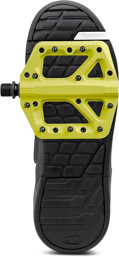 Crankbrothers Stamp Flat BMX-/MTB-Fahrradpedal, Plattform-Pedal, minimales Profil, Verstellbarer Grip Stempel 1 Gelb S