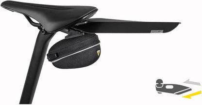 Topeak Flashfender Bicycle Rear Mudguard with DuoFixer Bracket, Black