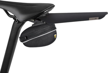 Topeak Flashfender Bicycle Rear Mudguards Twin Pack with DuoFixer Bracket, 1 x Black, 1 x Transparent