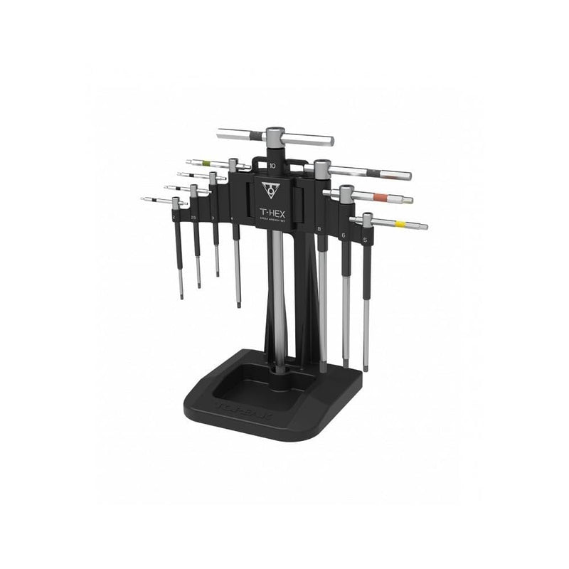 Topeak Unisex Speed Wrench 8pcs T-Hex Tool Set, Silver, 8 Teile EU