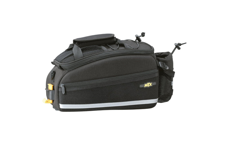 Topeak MTX 2.0 TrunkBag EX Water Resistant Cycle Trunk Bag, Compatible with All MTX QuickTrack 2.0 Racks, Black
