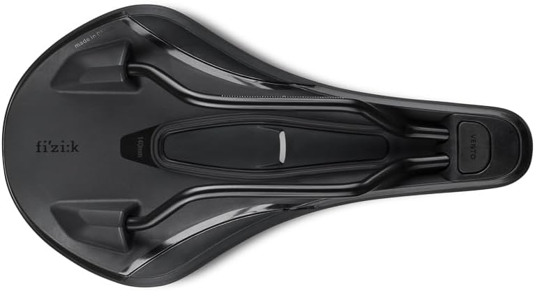 Fizik Vento Argo X5 MTB Bike Saddle, Carbon Reinforced Shell with Alloy Rails, 140mm Width, Black