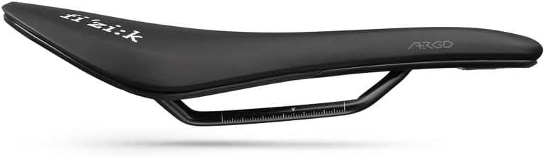 Fizik Vento Argo X5 MTB Bike Saddle, Carbon Reinforced Shell with Alloy Rails, 150mm Width, Black