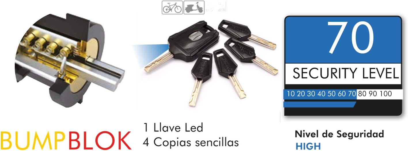 OnGuard K9 8116 Link Plate Folding Lock 75cm