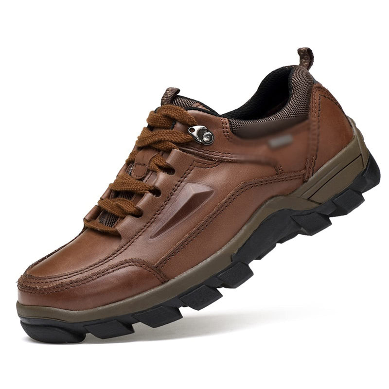 Wanmxinein Sneakers für Herren, bequemer Leder-Wanderschuh, Sportschuhe für Herren, Sneaker, Schuhe, atmungsaktiv