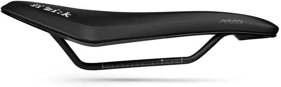 Fizik Terra Argo X5 Road Bike Saddle, Carbon Reinforced Shell with Alloy Rails, 140mm Width, Black