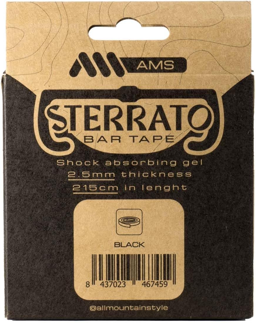 All Mountain Style Lenkerband für Gravel- und Rennrad, Ergonomisch und Komfort, Gel-Polsterung, Rutschfest, Inklusive Lenkerstopfen, Ideal für Straße und Gelände