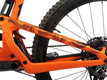 All Mountain Style AMS High Impact Frame Guard Extra Semi-transparent – Protects your bike from scratches and dings