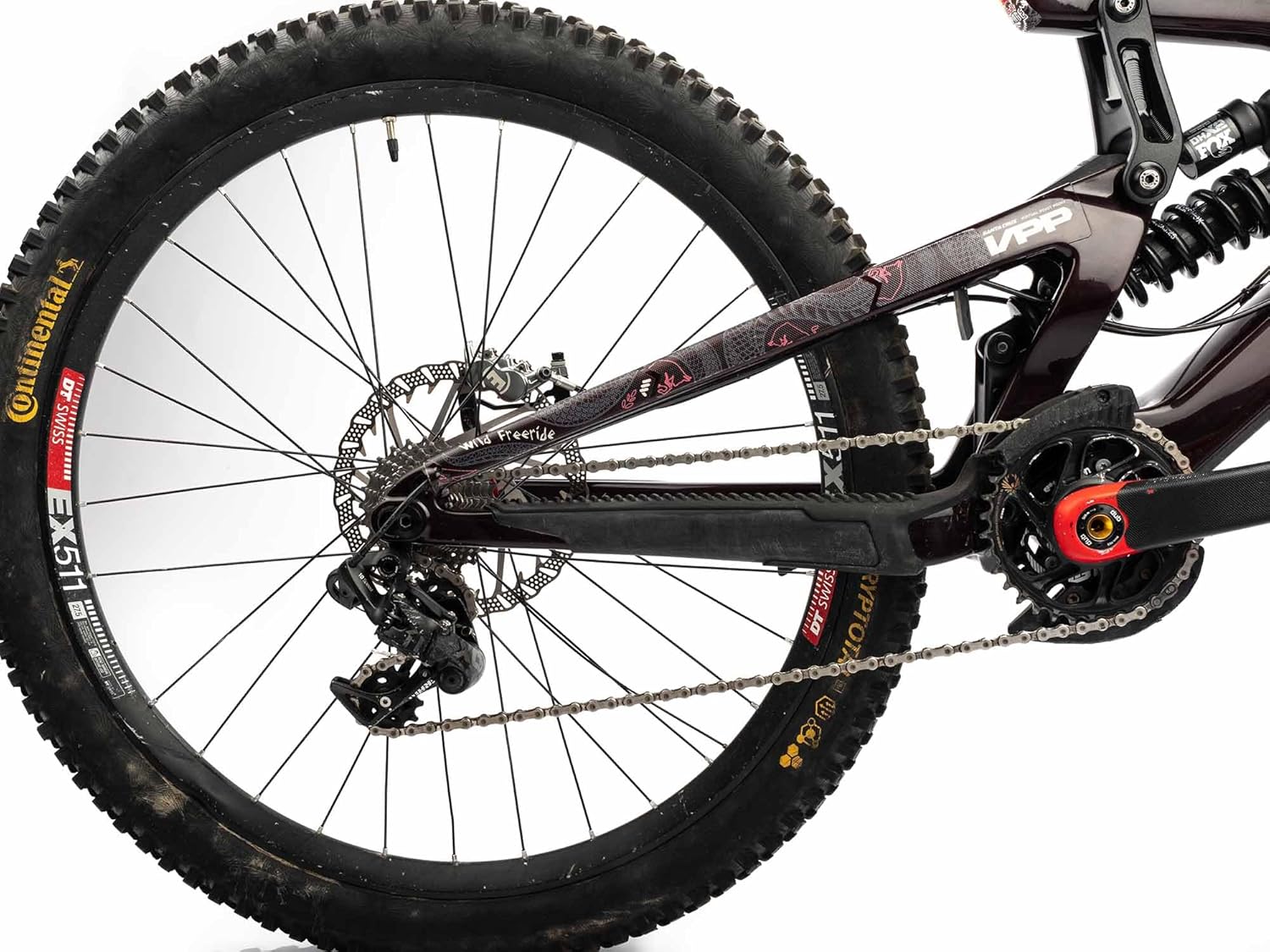 All Mountain Style AMS High Impact Frame Guard Extra Semi-transparent – Protects your bike from scratches and dings