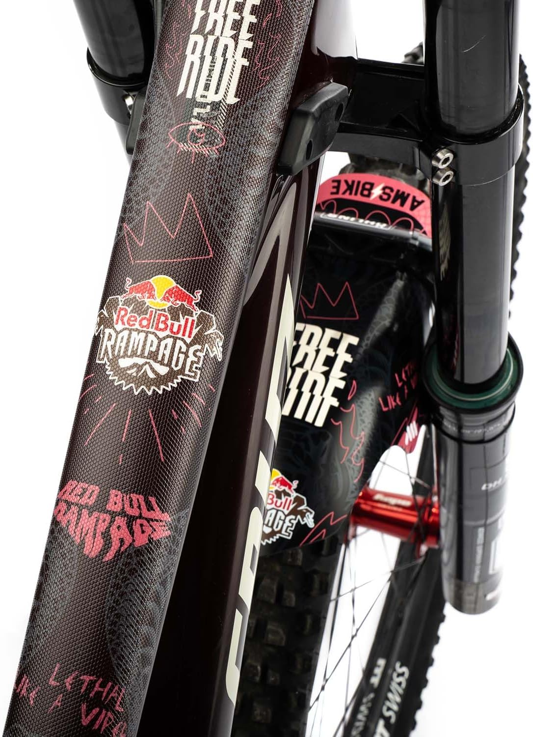 All Mountain Style AMS High Impact Frame Guard Extra Semi-transparent – Protects your bike from scratches and dings