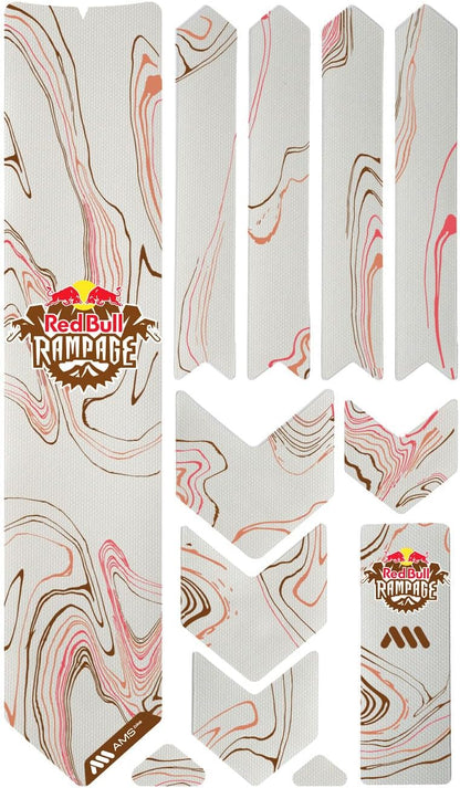 All Mountain Style AMS High Impact Frame Guard Extra Semi-transparent – Protects your bike from scratches and dings