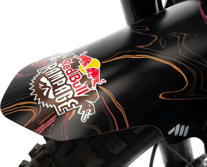 All Mountain Style AMS Bicycle Front Mudguard - Fits 26" / 27.5" / 29" Red Bull Ram