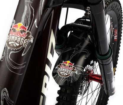All Mountain Style AMS Bicycle Front Mudguard - Fits 26" / 27.5" / 29" Red Bull Ram