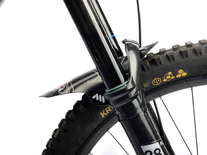 All Mountain Style AMS Bicycle Front Mudguard - Fits 26" / 27.5" / 29" Red Bull Ram