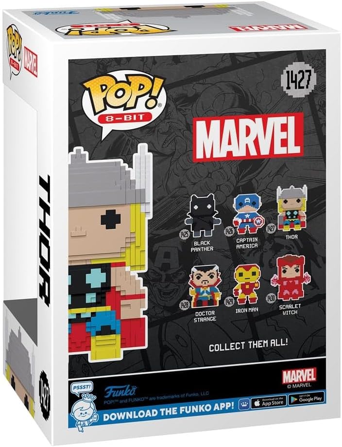 Marvel POP! 8-Bit Vinyl Figur Thor 9 cm