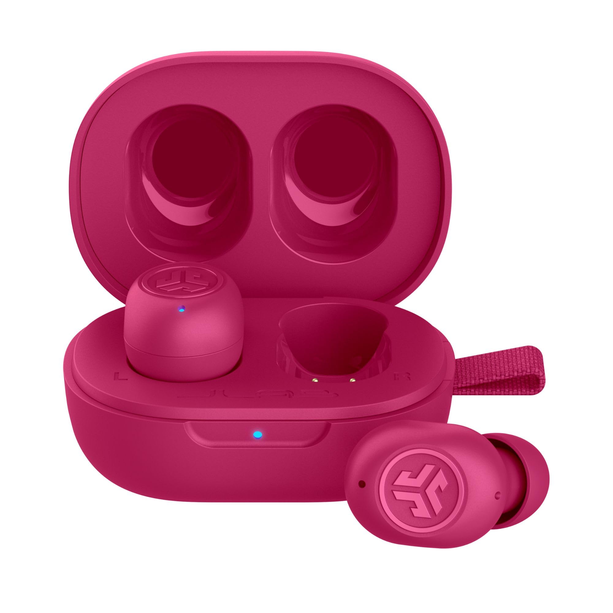 JLab JBuds Mini True Wireless Earbuds, In Ear Headphones, Bluetooth Earphones, Ear Buds with 20H Playtime, Bluetooth Earbuds with Microphone, Charging Case, Multipoint, EQ3 Sound