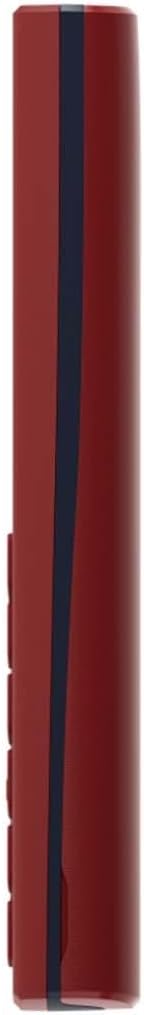 Nokia 105 2G Feature Phone with long-lasting battery, 12 hours of talk-time, wireless FM radio, large display, and tactile keyboard, Dual Sim - Red