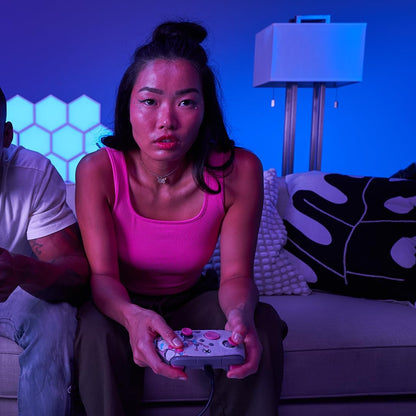 PDP Xbox REMATCH GLOW Wired controller BLOSSOM
