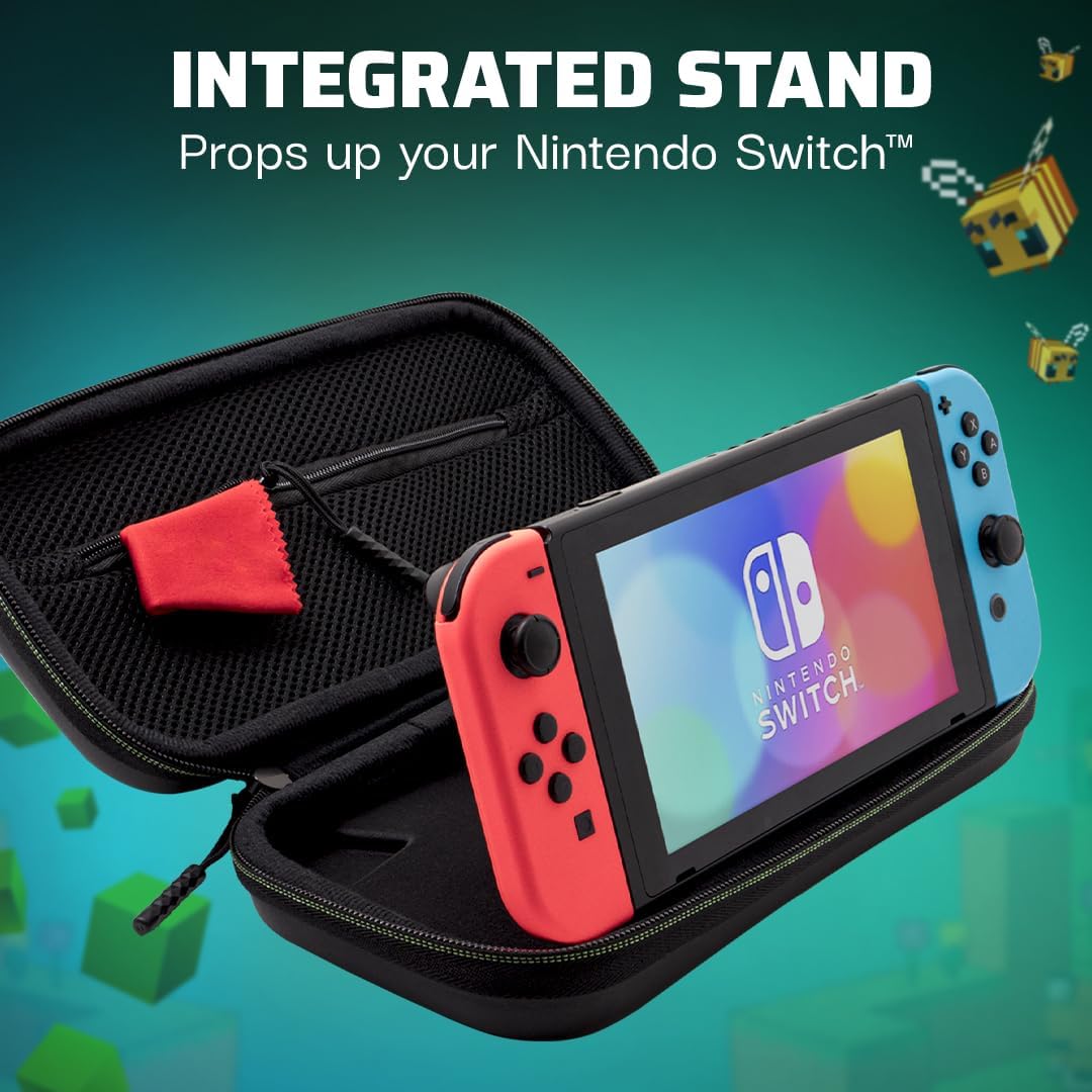 PDP Nintendo Switch Travel Case – MINECRAFT FOREST BATTLE