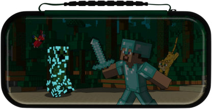 PDP Nintendo Switch Travel Case – MINECRAFT FOREST BATTLE