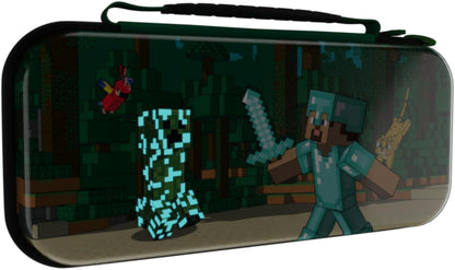 PDP Nintendo Switch Travel Case – MINECRAFT FOREST BATTLE